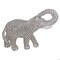 Homeroots Elephant Sculpture, Silver & Faux Crystal 383777 - alternate 6
